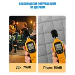 ᐉ Мир Оконных Технологий | Теплі штори на магнітах (сірі) пiд розмiр