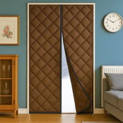 ᐉ Мир Оконных Технологий | Теплі штори на магнітах (срібло) пiд розмiр