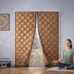 Теплі штори для дверей (на магнітах) 0,8 х 2 м